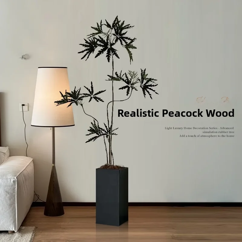 pianta-artificiale-di-lusso-a-forma-di-pavone-in-legno-grande-decorazione-da-interno-per-soggiorno-ornamento-realistico-in-vaso