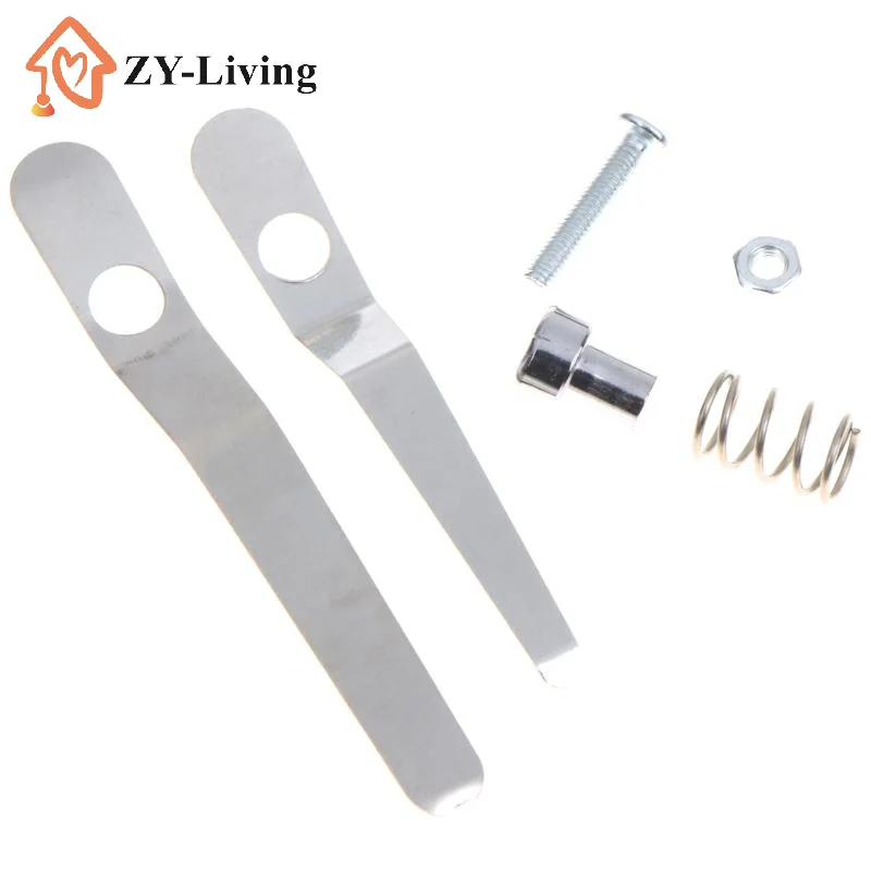 1Set Microscope Stage Clip Specimen Slices Fix Presser Biological Stereo Microscope Fixing Clip Accessory
