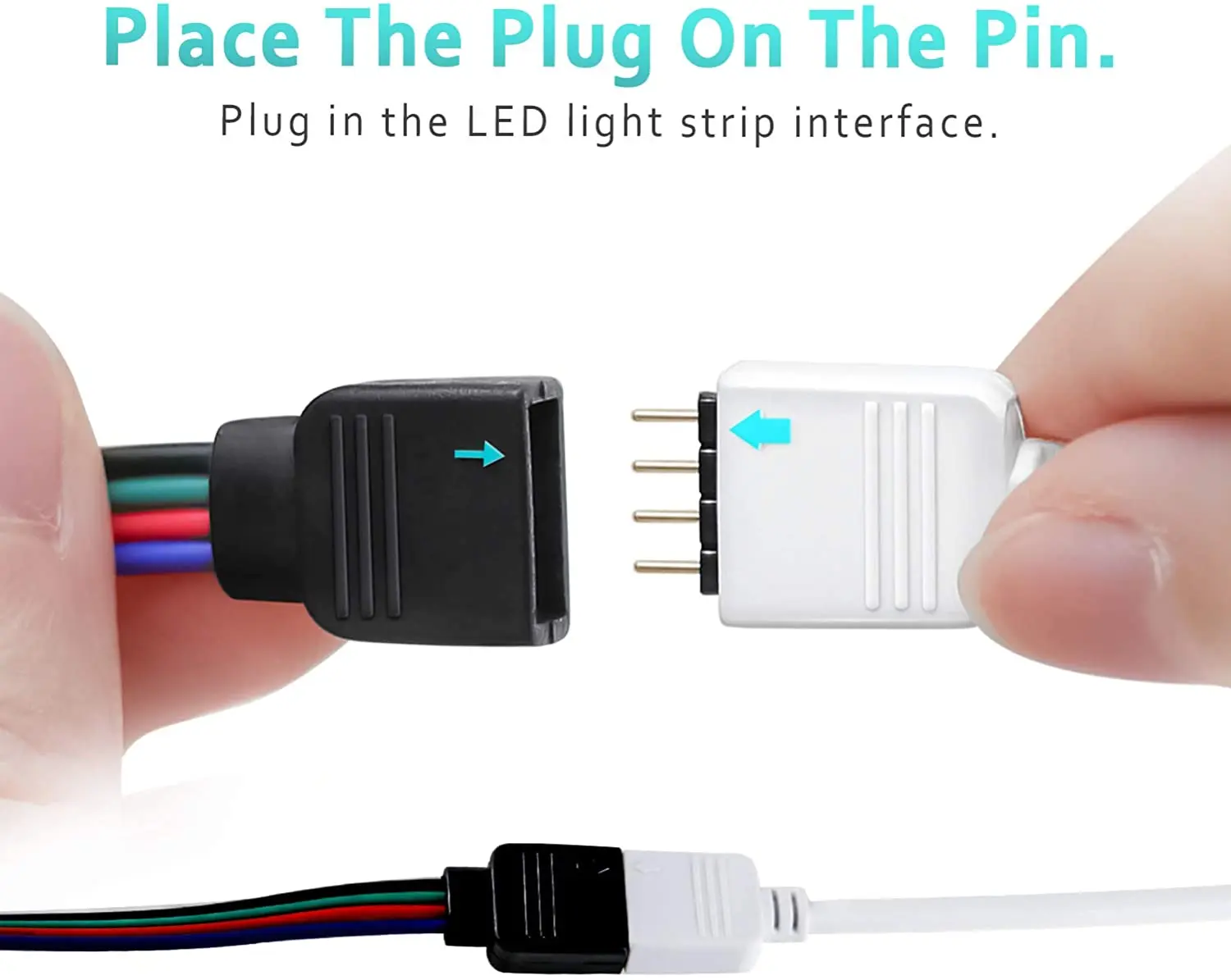 4PIN 5PIN RGB RGBW Splitter Cable DC 12V Lighting Connector Wire White Black 1 To 2 3 4 Way Extension Cord Y Shape LED Splitter