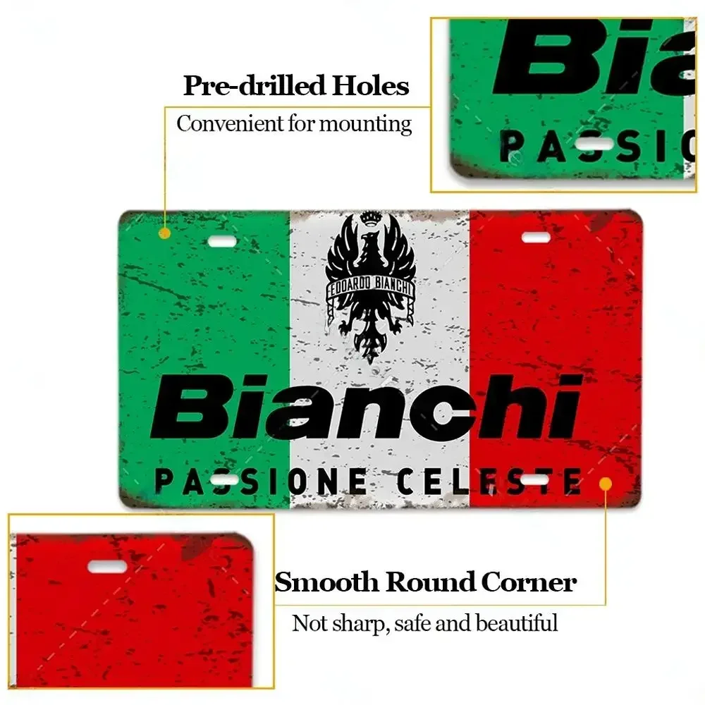 لوحة زخرفية بعلامة تجارية معدنية عتيقة مع ملصق - تصميم على الطراز - مثالية لمتجر نادي الدراجة وديكور غرفة المعيشة