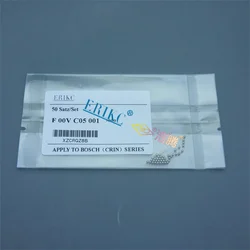 ERIKC 50PCS Size 1.34mm Cermaic F00VC05008 Steel Ball F00VC05001 for Bosch 120 Auto Fuel INJECTOR Control Valve Repair kits