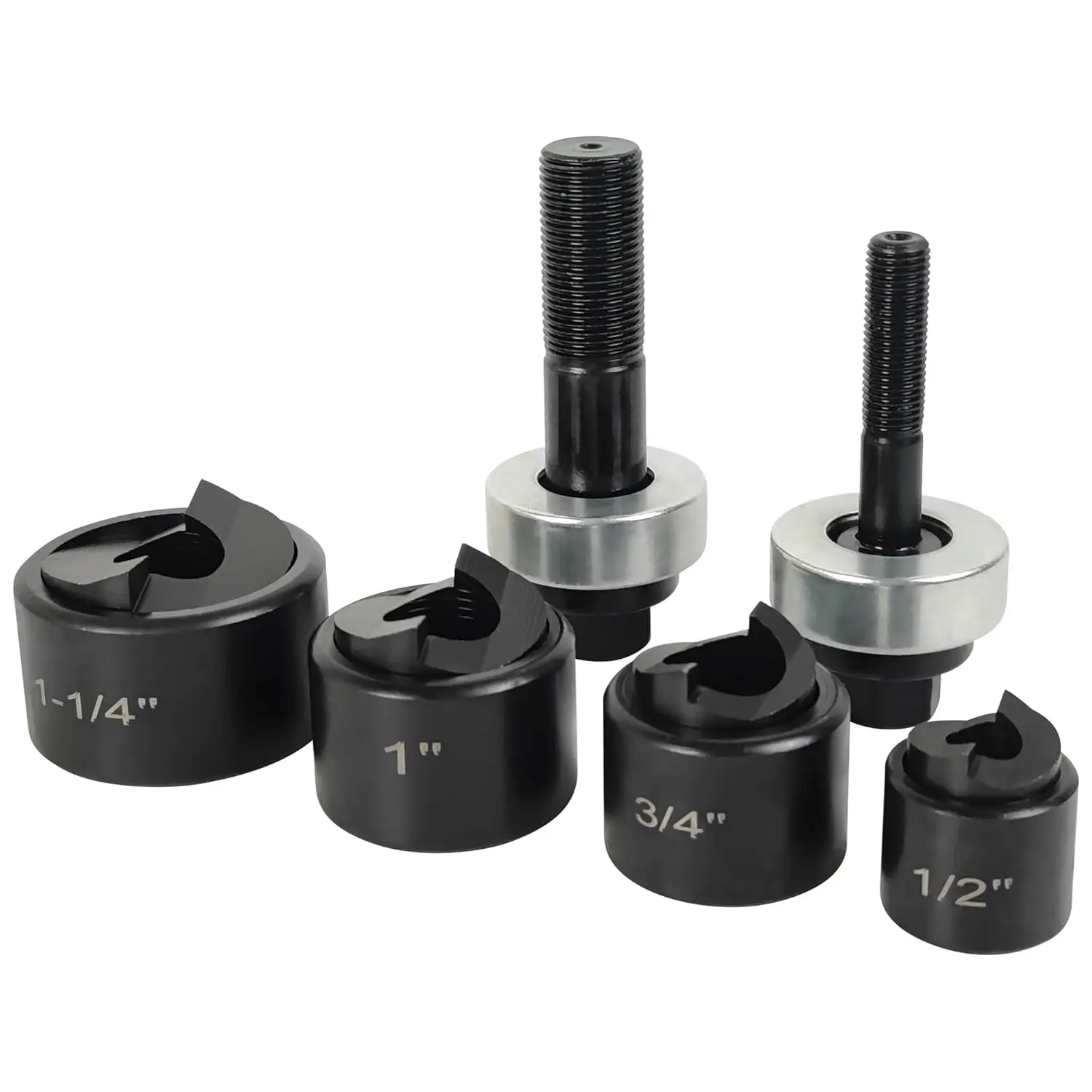 

Manual Knockout Punch Kit for 1/2" to 1-1/4" Electrical Conduit Holes - Easy Installation Tool