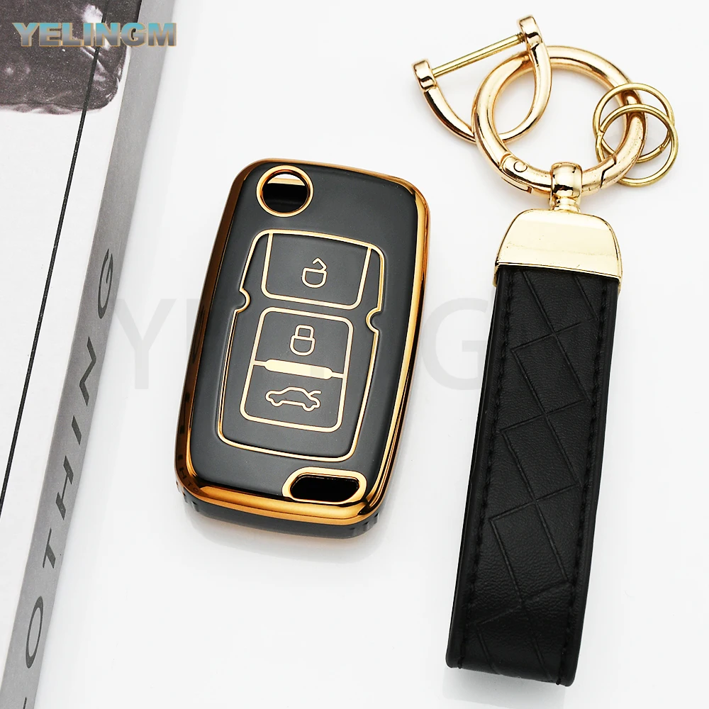 TPU 3 Button Car Key Cover Case for Geely Emgrand Ec7 EU 7 EU7 Gc5 Gc6 Ec8 Ec718 Ec715 Keys Holder Fob Protector Accessories