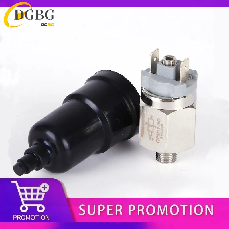 

Регулируемый переключатель давления воздуха 1/4 дюйма 1/8 дюйма NPT, тип диафрагмы NO/NC для компрессорных систем гидравлического масла