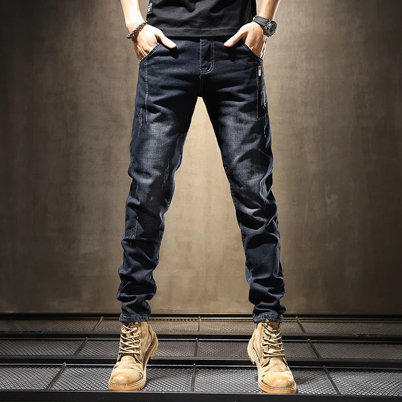 

2026 New style Men's Jeans Spring Autumn Trendy Versatile SlimFit Straight Leg Casual Slightly Stretchy Breathable