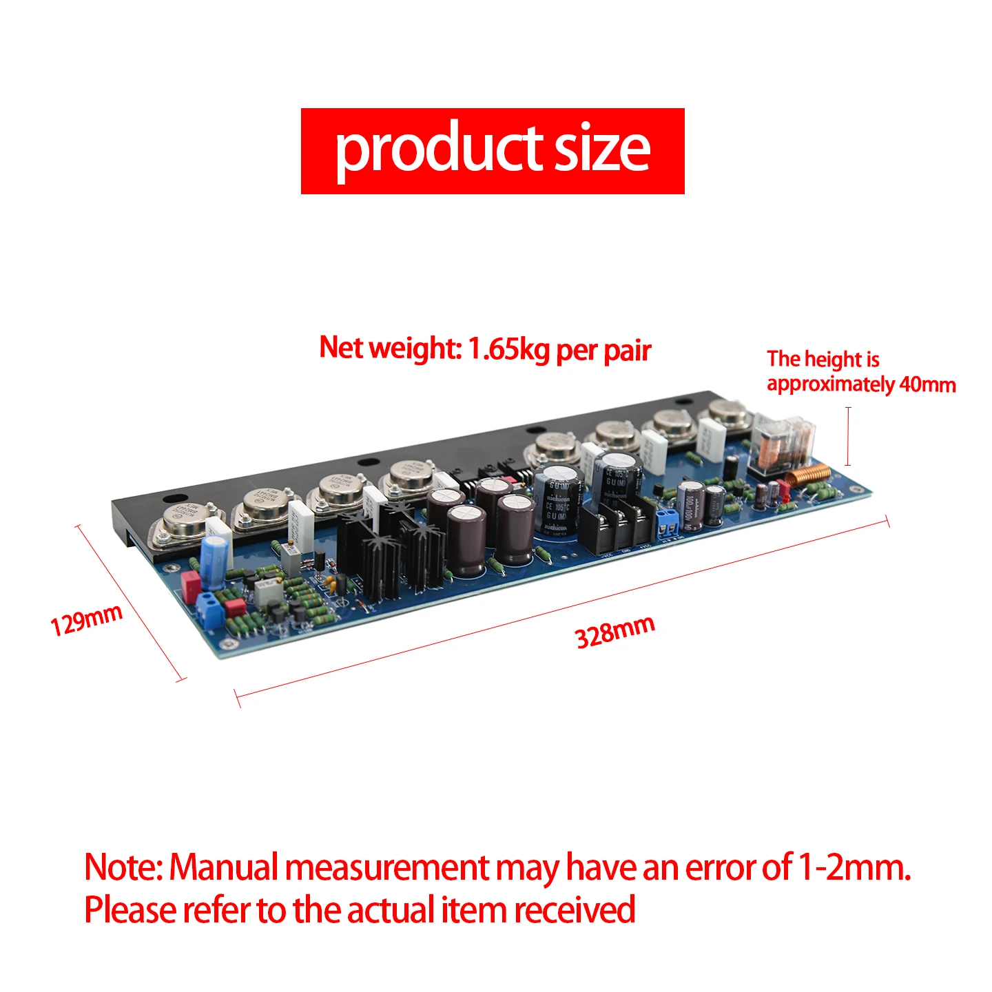Ysaio Ksa100-4 Gold-Sealed Tube 8-Tube Amplifier Board, Audiophile Hifi Pure Power Amplifier Finished Board, Adjustable Class a view 4