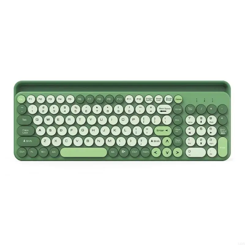 

Ergonomic Silents Keyboards Wireless 2 4Ghz Bluetooth-compatible Connectivitys Multiple Device Switching Capability Y3ND