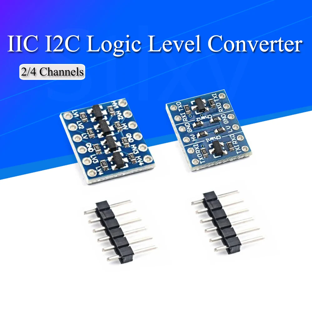 

10 шт. 2/4 канала IIC I2C преобразователь логического уровня двунаправленный модуль 3,3 В до 5 В переключатель для Arduino