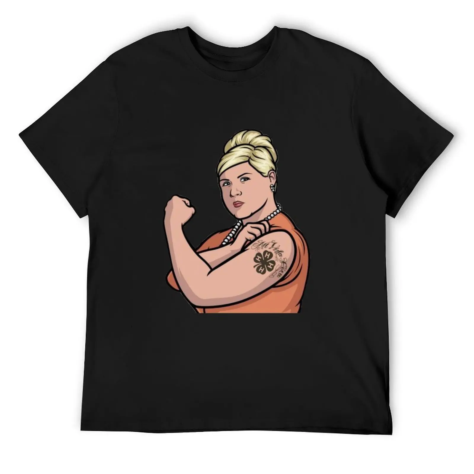 

Футболка Pam from Archer, гибкая ее мускулатура, бутик одежды на день Святого Валентина, рубашки с рисунком, футболка большого размера с рисунком, мужская одежда
