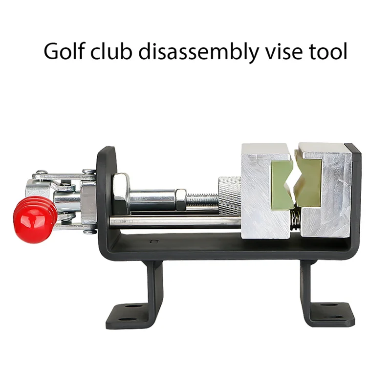 

YHOLI-Golf Club Vise Clamp Golf Grip Replacement Anti-Slip Hand Retainer Push Rod Swing Clamp Golf Grip Remover Gripping Easy To