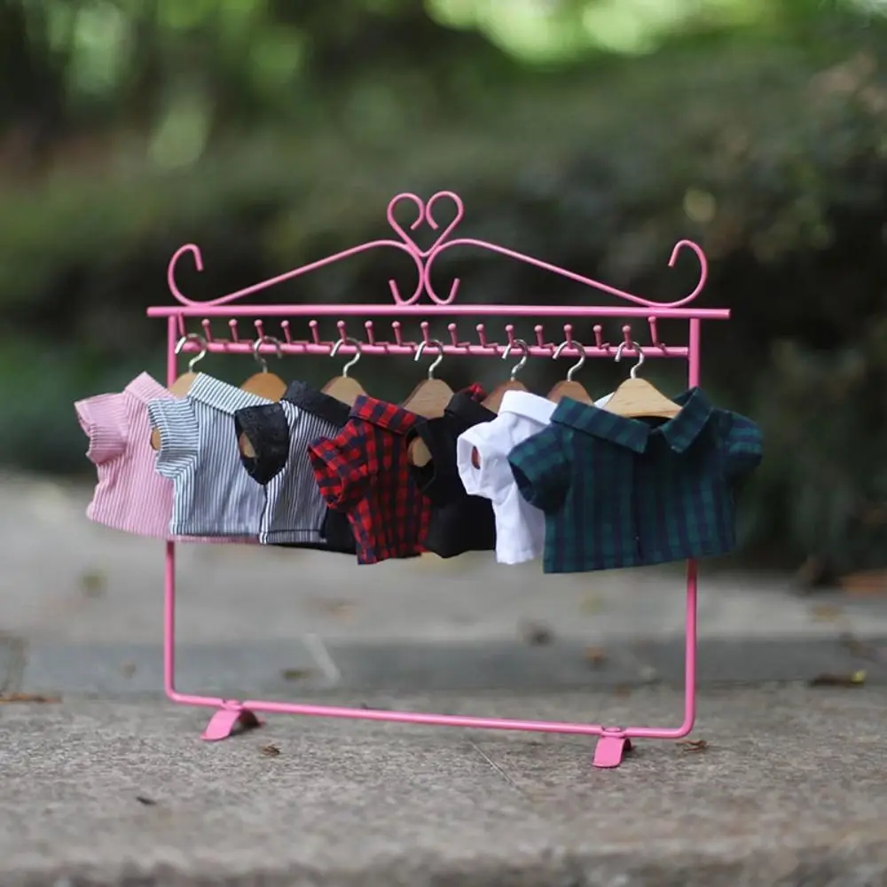 새로운 장난감 액세서리 인형 티셔츠 패션 스타일 여러 가지 빛깔의 미니 옷 면화 인형 옷 10/20cm 면화 인형