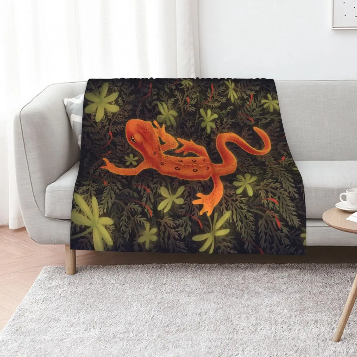 

Red Spotted Newt Throw Blanket Furry Beach Kid'S Extra Large Throw Blankets