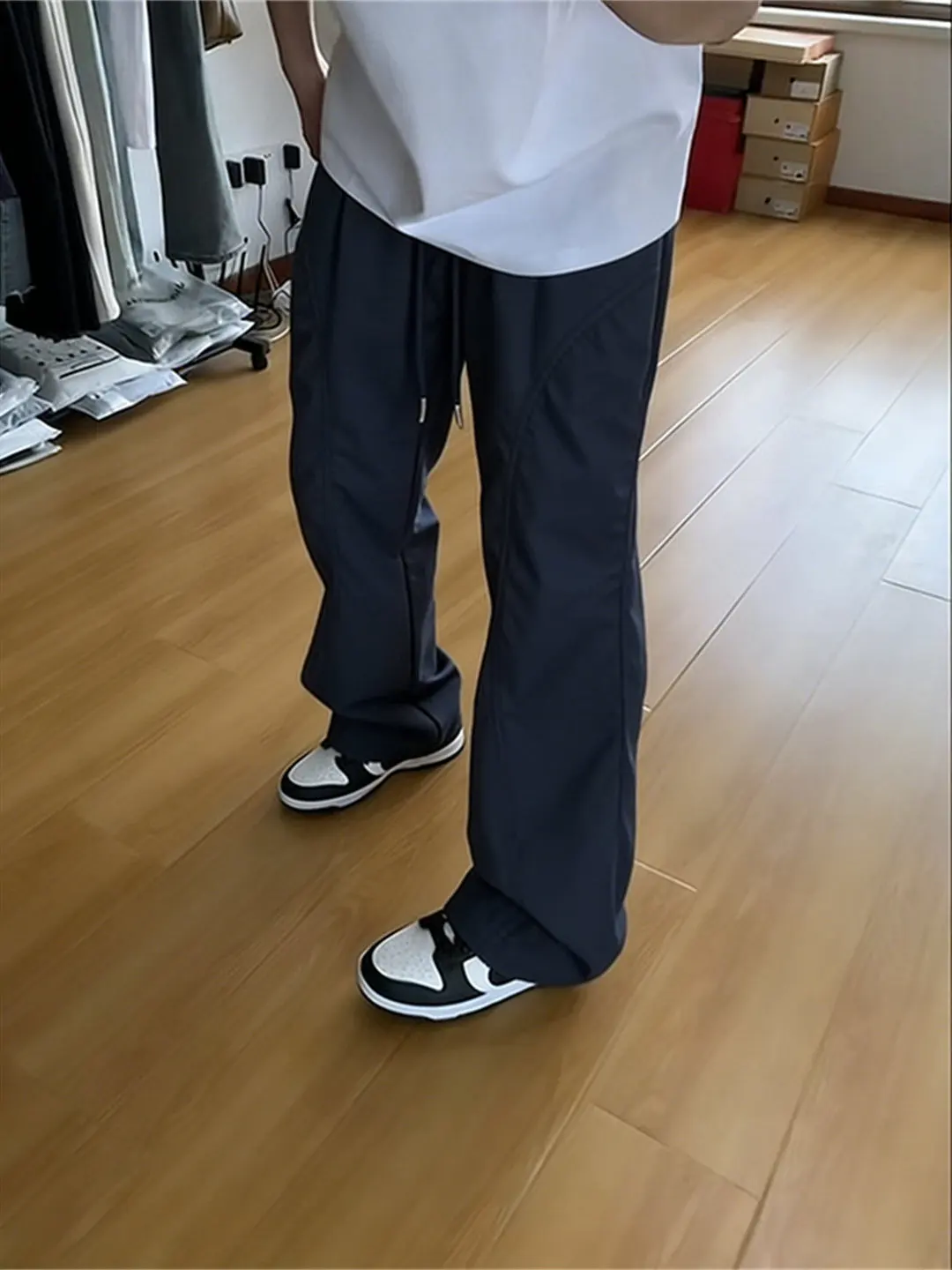 

Быстросохнущие брюки прямого кроя для мужчин, весенне-летние, для активного отдыха, мягкие, в американском стиле, с тройной защитой