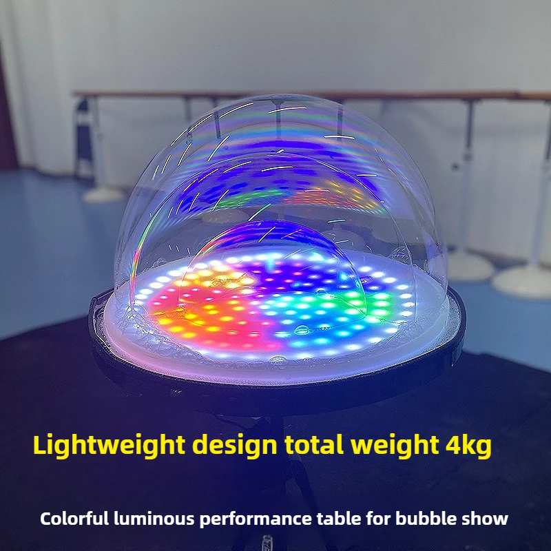 

Giant Magic Bubble Performance Table Portable Multifunctional Stage Prop with LED Glowing Surface Custom Design Contact Seller