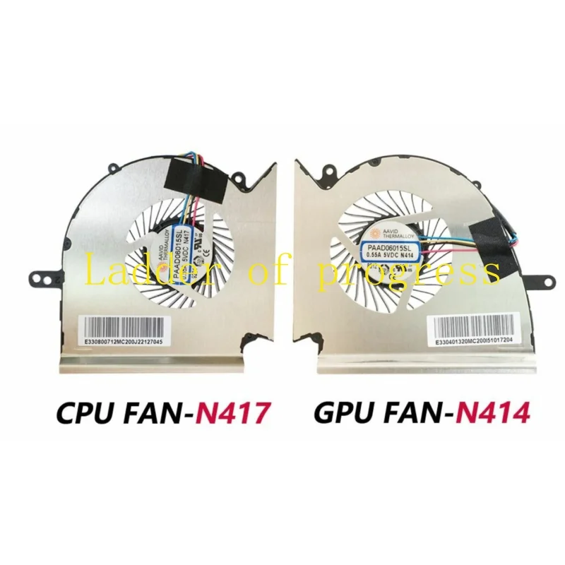 

New For MSI GE75 Raider GL75 GP75 Leopard MS-17E2 CPU & GPU Cooling Fan