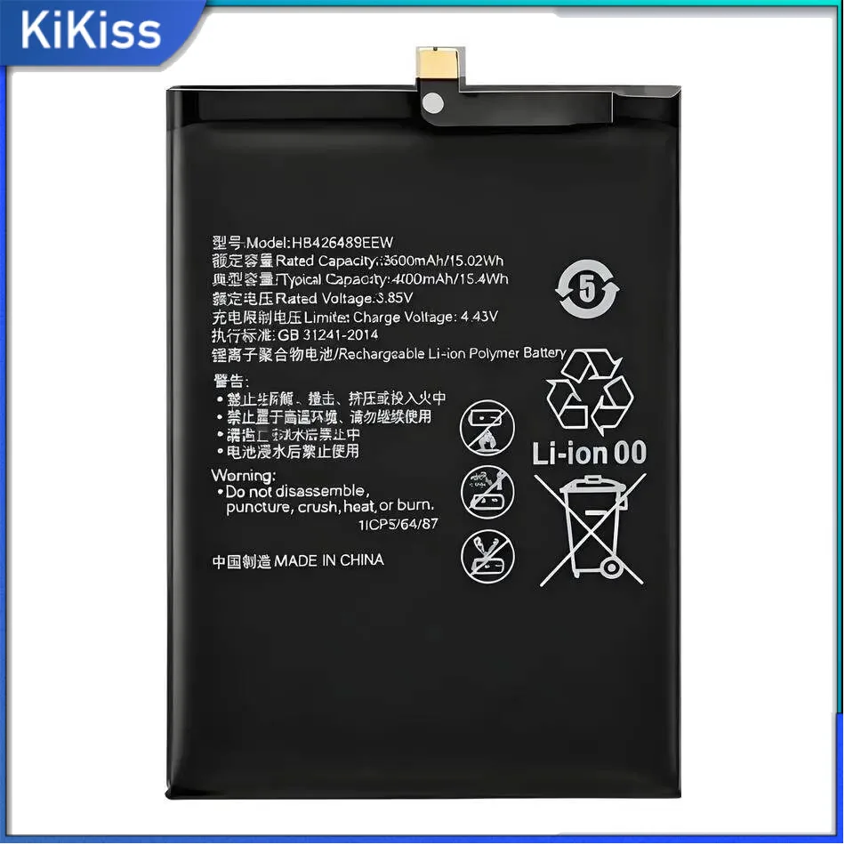 

4000Mah Durable HB426489EEW For Huawei Enjoy 10S High Performance Mobile Phone Battery