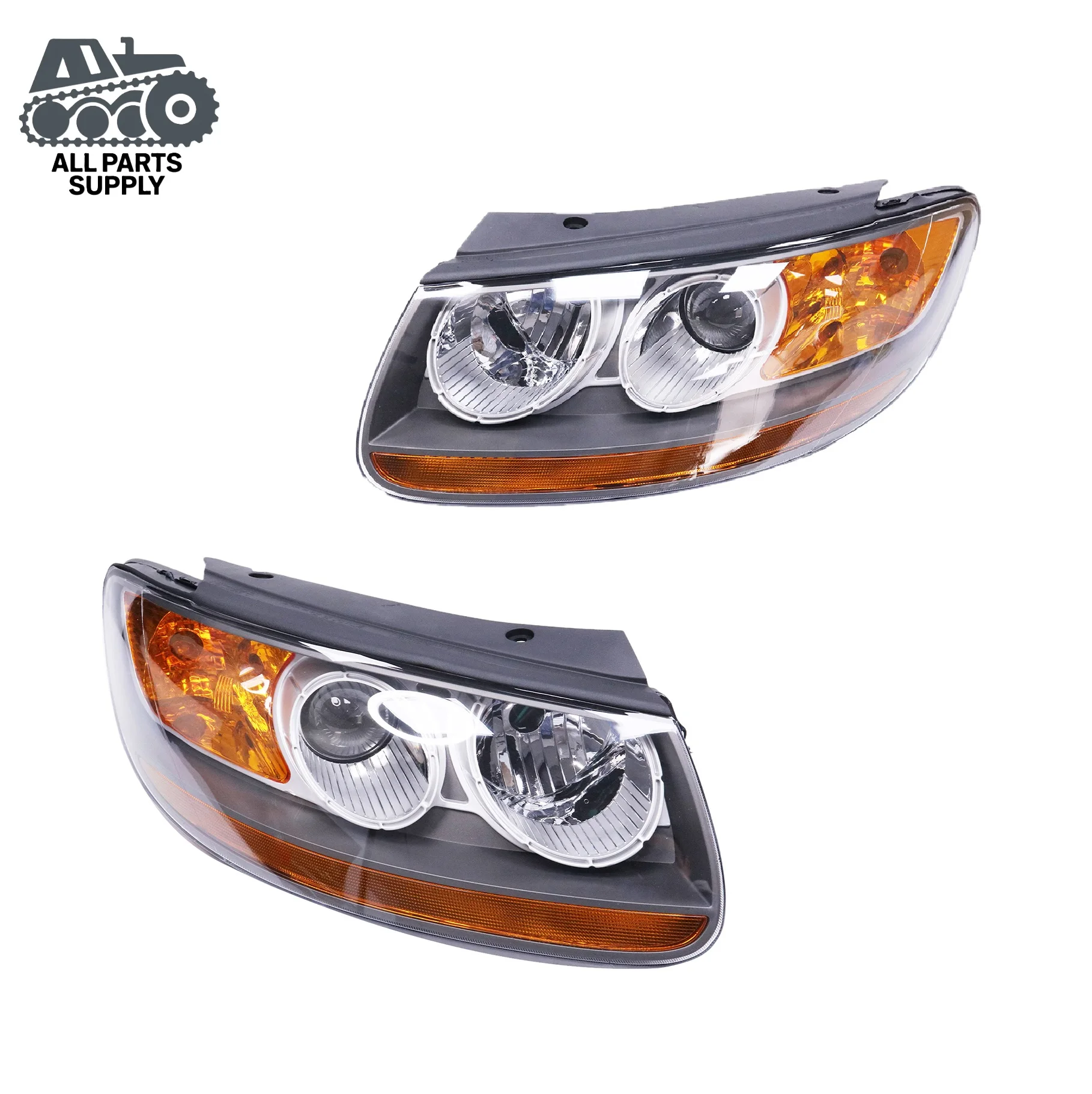 Headlight Set 921010W050 921020W050 for Hyundai Santa Fe 07-08 Long Lifespan