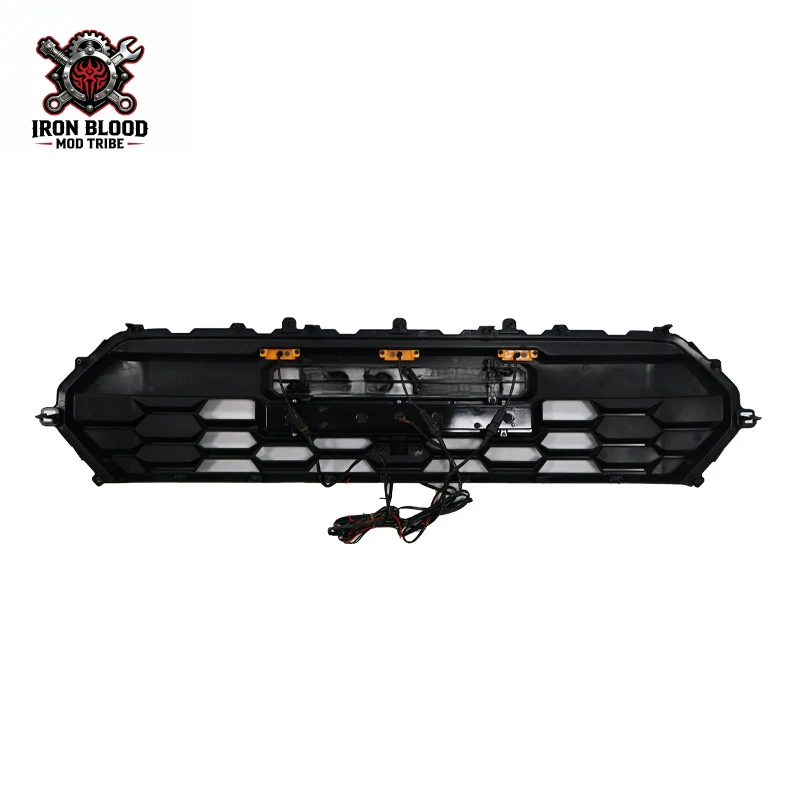 Suitable for Toyota Tacoma front grille with lights and letter logo modification accessories 2024+