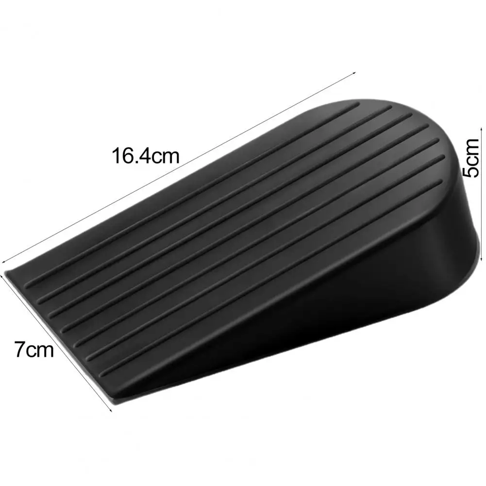 Big Door Stoppers Rubber Wedge Non-slip Rubber Door Stopper Stackable Prevents Doors from Closing High Load-bearing Door Stopper - view 6