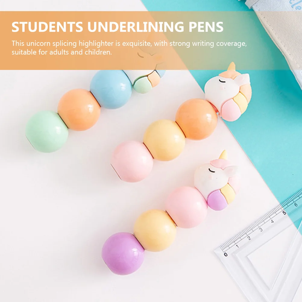 

Notebook Highlighter Marking Pens Highlighters Students Fluorescent Use