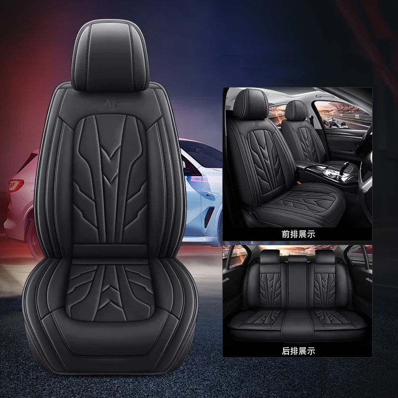 

Universal PU Leather Car Seat Covers For Volkswagen Amarok Tiguan ID4 Hyundai Tucson Kona IX35 HB20 Niro Auto Interior Styling