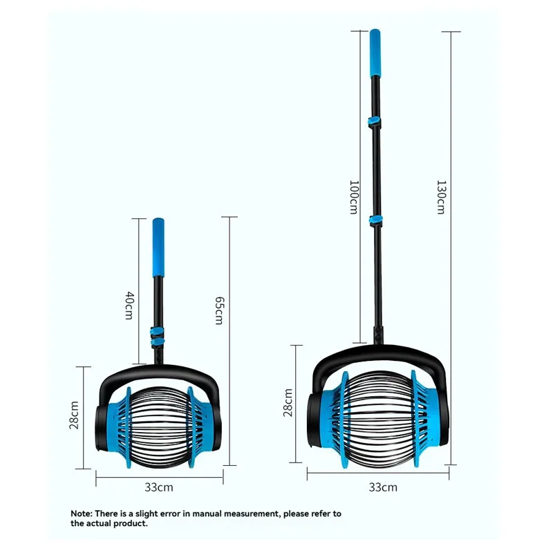 Rolling Ball & Fruit Picker Tool, Telescopic Rod Collector for Chestnut Walnut Pear Date & Golf Tennis Balls