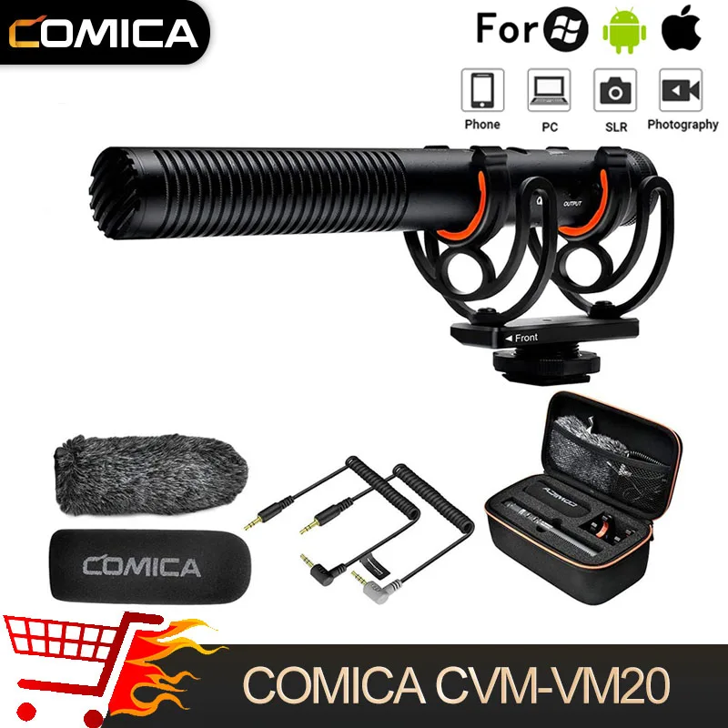 Comica CVM-VM20: Il Microfono Professionale Perfetto per Streaming, Registrazioni e Video