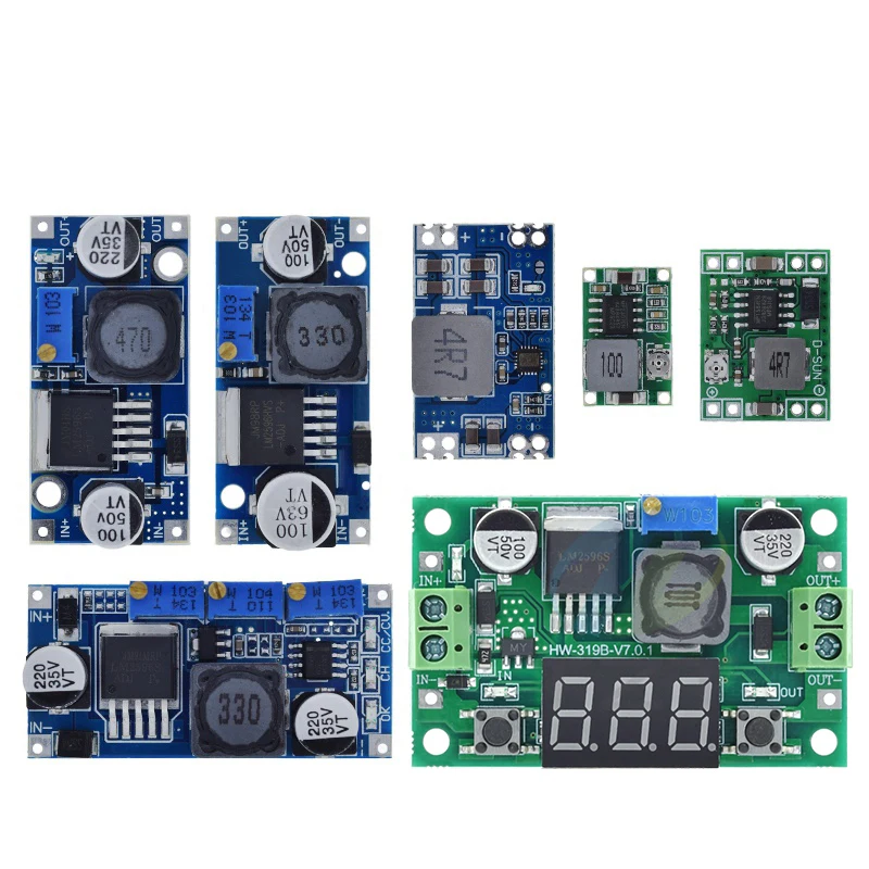 TZT LM2596s DC-DC Step-down-Stromversorgungsmodul 3A Einstellbares Step-down-Modul LM2596 Spannungsregler 24V 12V 5V 3V MINI560 – Detail 24