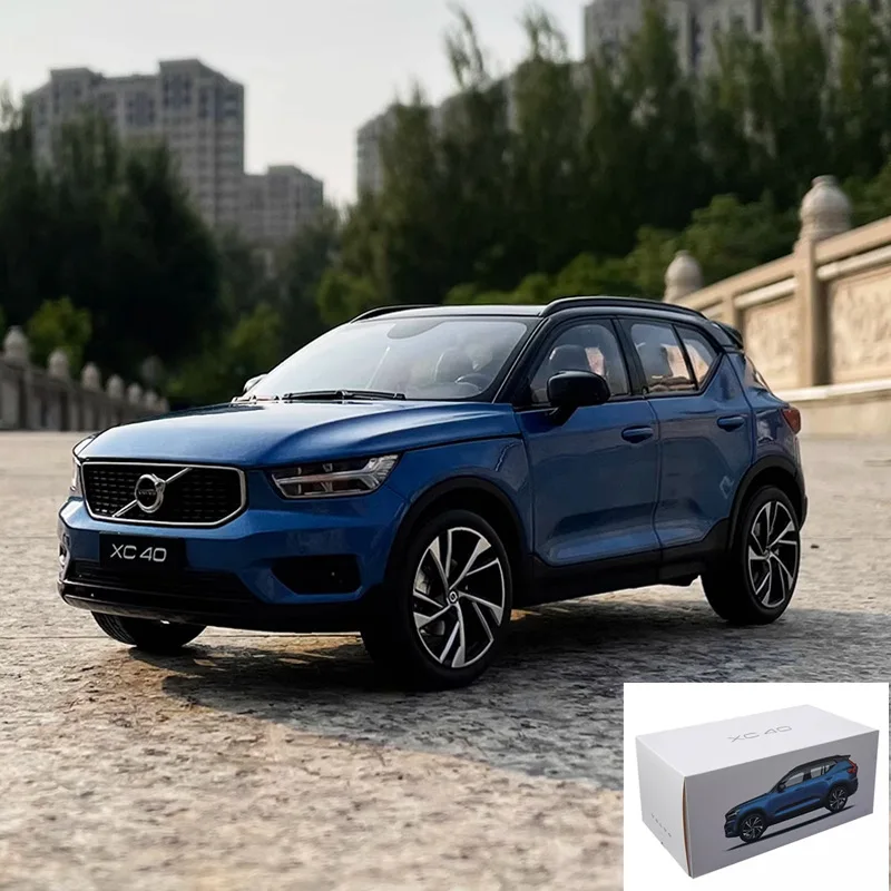 New 1:18 Volvos XC40 SUV Alloy New Energy Car Model Diecasts Metal