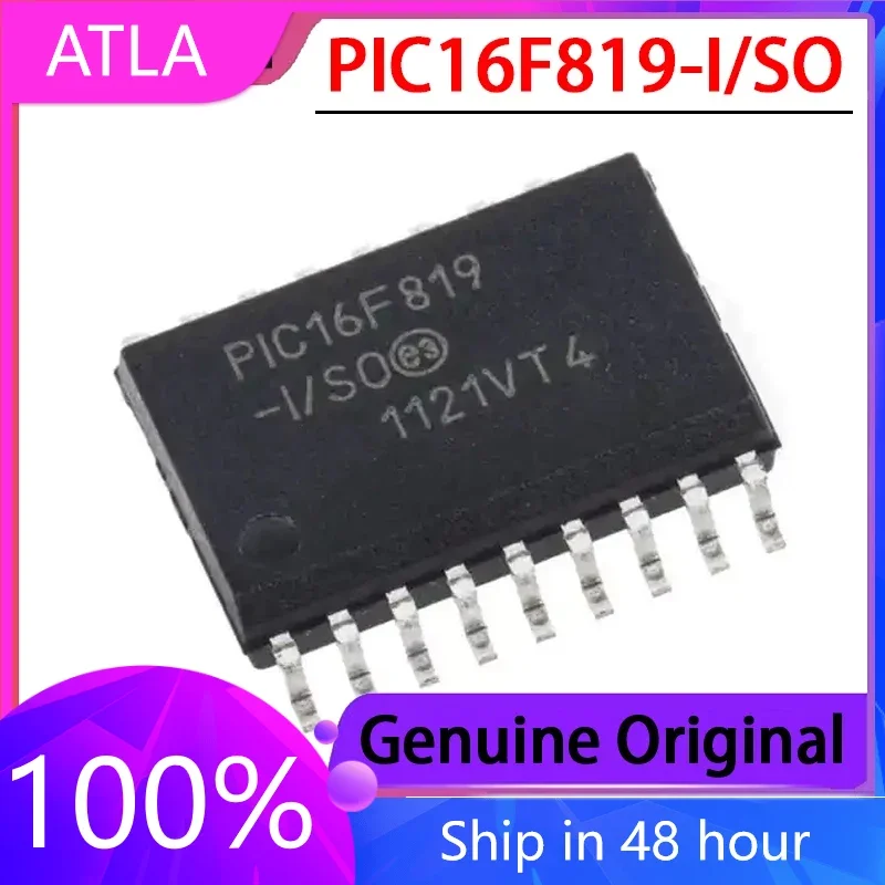 5PCS Original PIC16F819-I/SO PIC16F819 SOP18 Microcontroller Chip