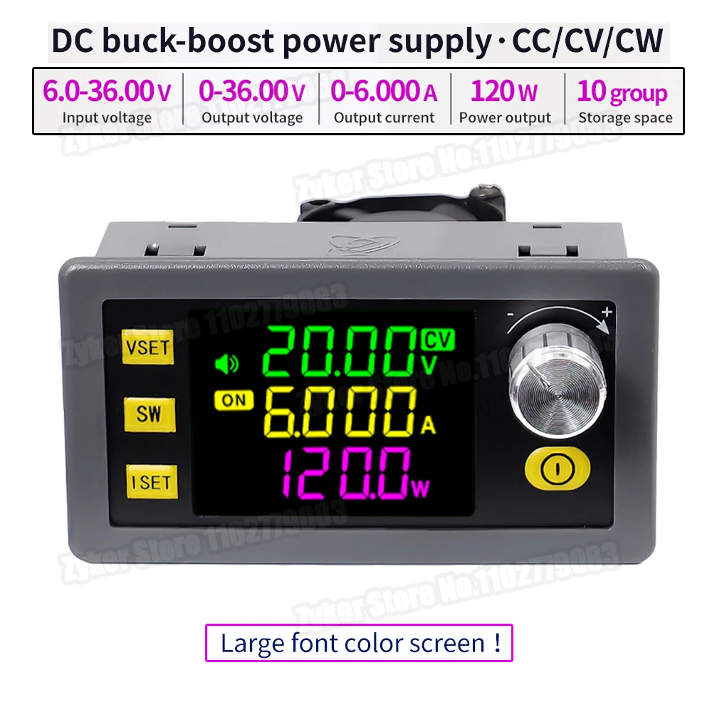 DC-DC 6-36V Buck Boost Converter Adjustable Regulated Power Supply Input Constant Voltage Constant Current Solar Charging Module