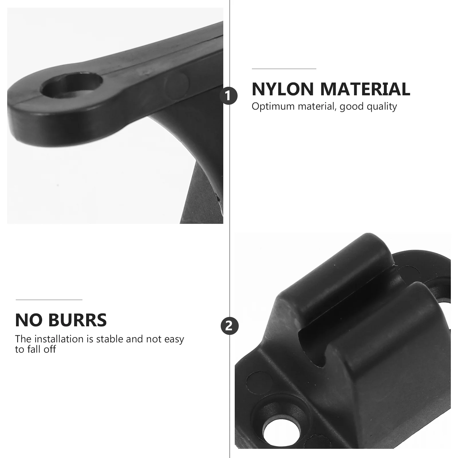 2Pcs T shaped Nylon Door Stop Retainer Catch Holder for RV Camping Vehicle Cabin Accessories Practical