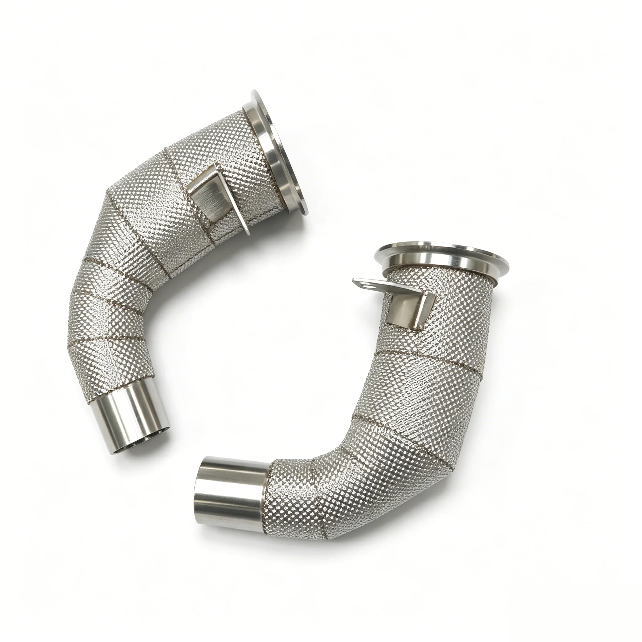 Stainless Steel Exhaust Header Downpipe For  911 992 Turbo 2023 Free Flow Performance Exhaust Pipe Tuning Muffler System