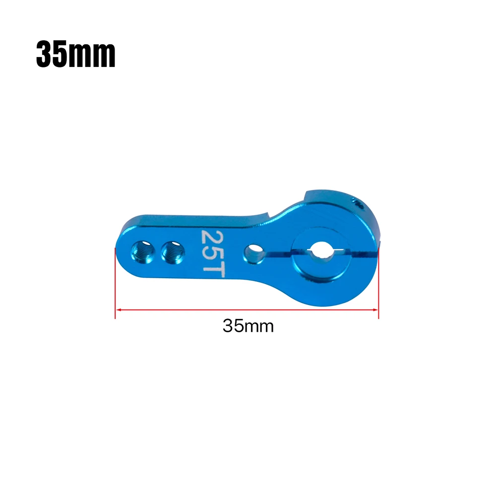 

9IMOD 2PCS RC 25T Matal Servo Horn Arm For 1/8 1/10 1/18 trx4m TRAXXAS RC Crawler Car