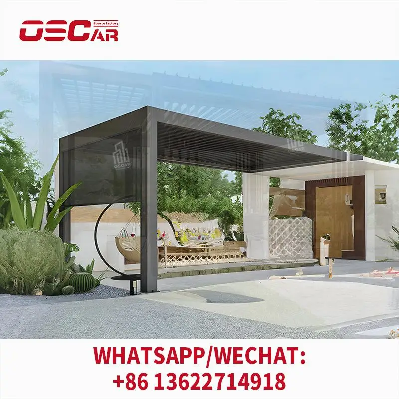 

Motorized Louvre Aluminum Profiles for China Garden Outdoor Pergolas and Gazebos pergolas