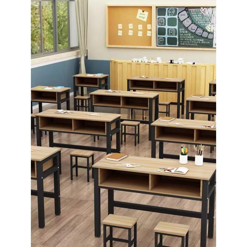 مكاتب وكراسي مدرسية JH، مكاتب مزدوجة الطبقات لطلاب المدارس الابتدائية والثانوية، فصول التدريس، مكاتب التدريب، كرام