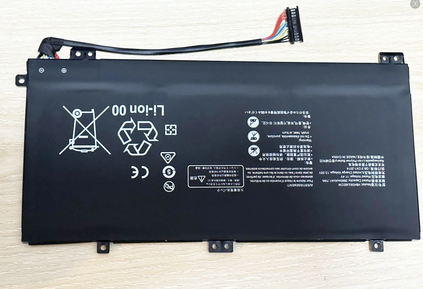 HB4593J6ECW Battery For Huawei MateBook 13 2020 WRT-W19 WX9 W29 i7 HN-W19L W19R WRT-W09 W19L Notebook 11.4V 3660mAh