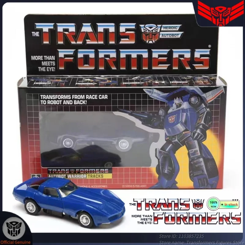 

В наличии Трансформер, оригинальная копия G1-Tracks Ko, мультяшная фигурка из фильма, аниме, подвижная модель робота, забавные игрушки для студии, подарки