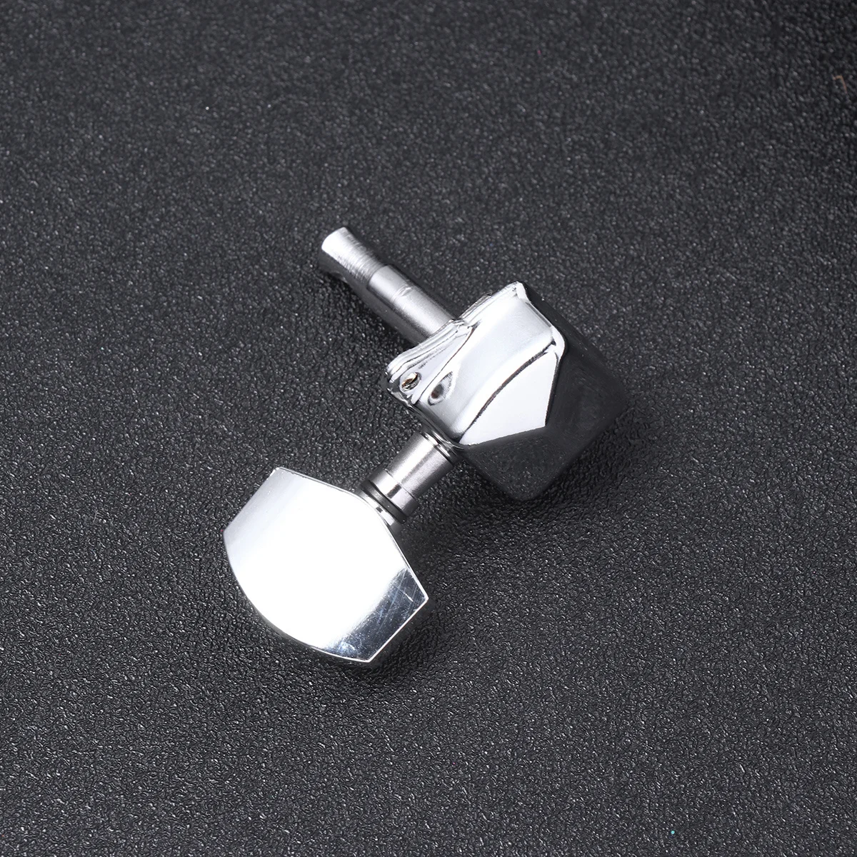 

6Pcs Guitar Tuning Pegs Vintage Semi-Closed Mini Square Head Strong Metal Body Replacement for Folk Electric Guitar Machine