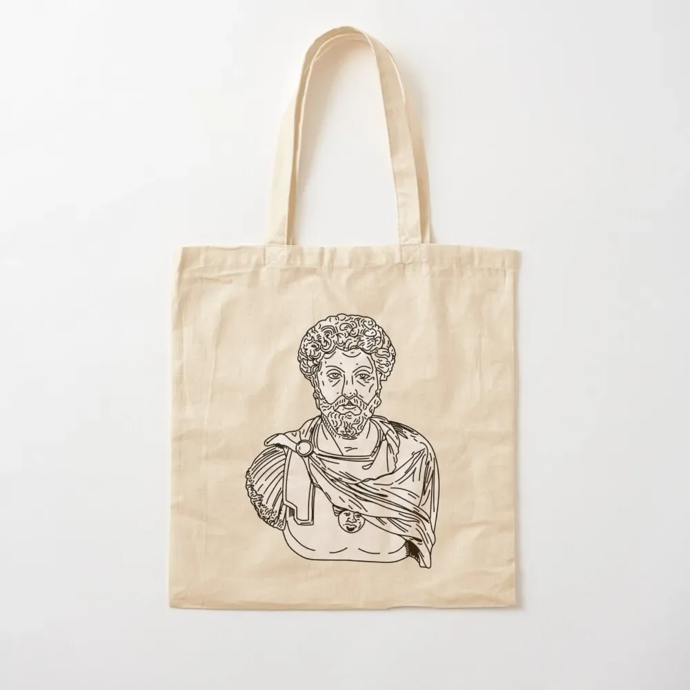 

Marcus Aurelius Tote Bag canvas tote Big women canvas Cloth bags