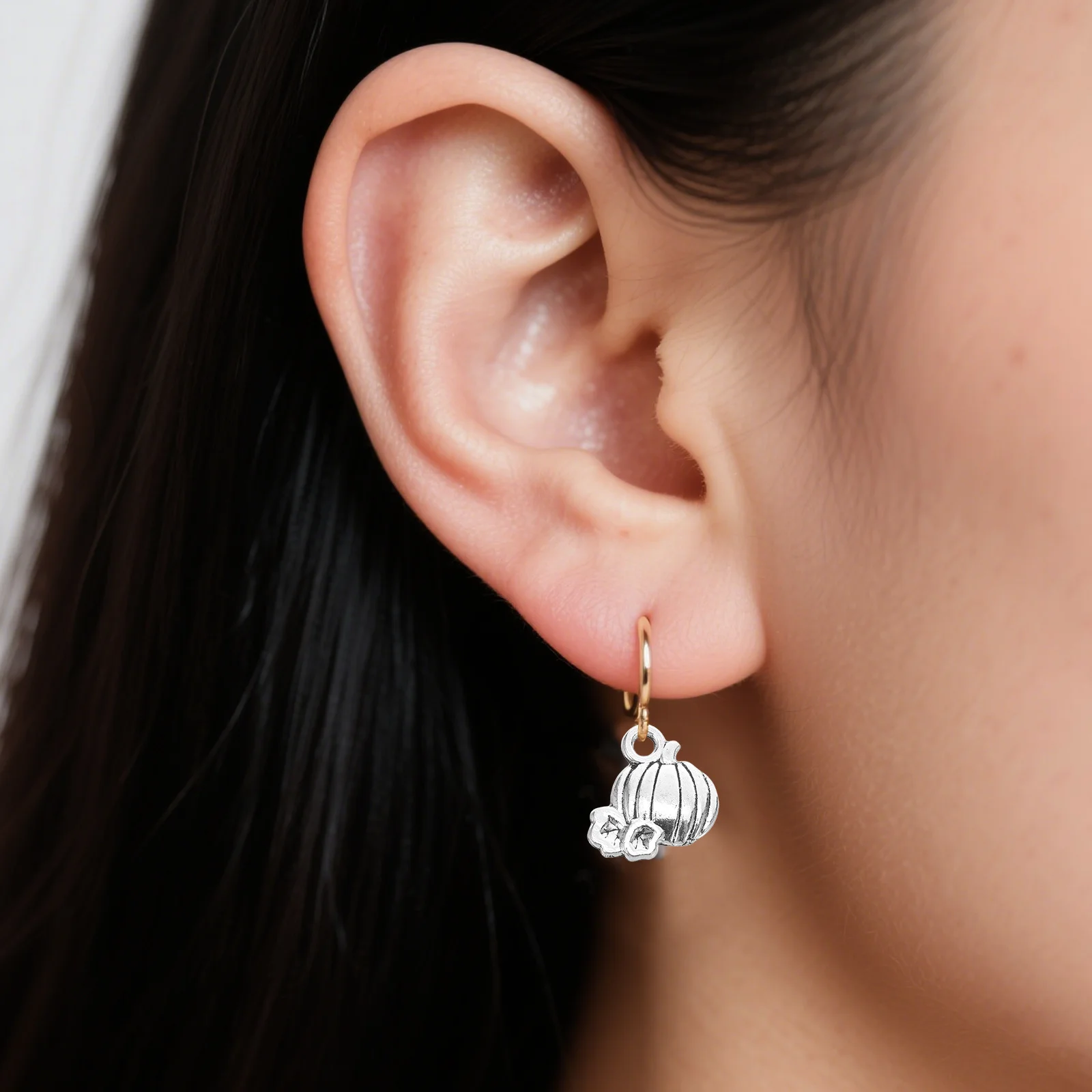 

80 шт., подвески в виде тыквы, аксессуары, подвески в виде тыквы из сплава для изготовления ювелирных изделий своими руками, браслет на Хэллоуин, ремесленные фурнитура