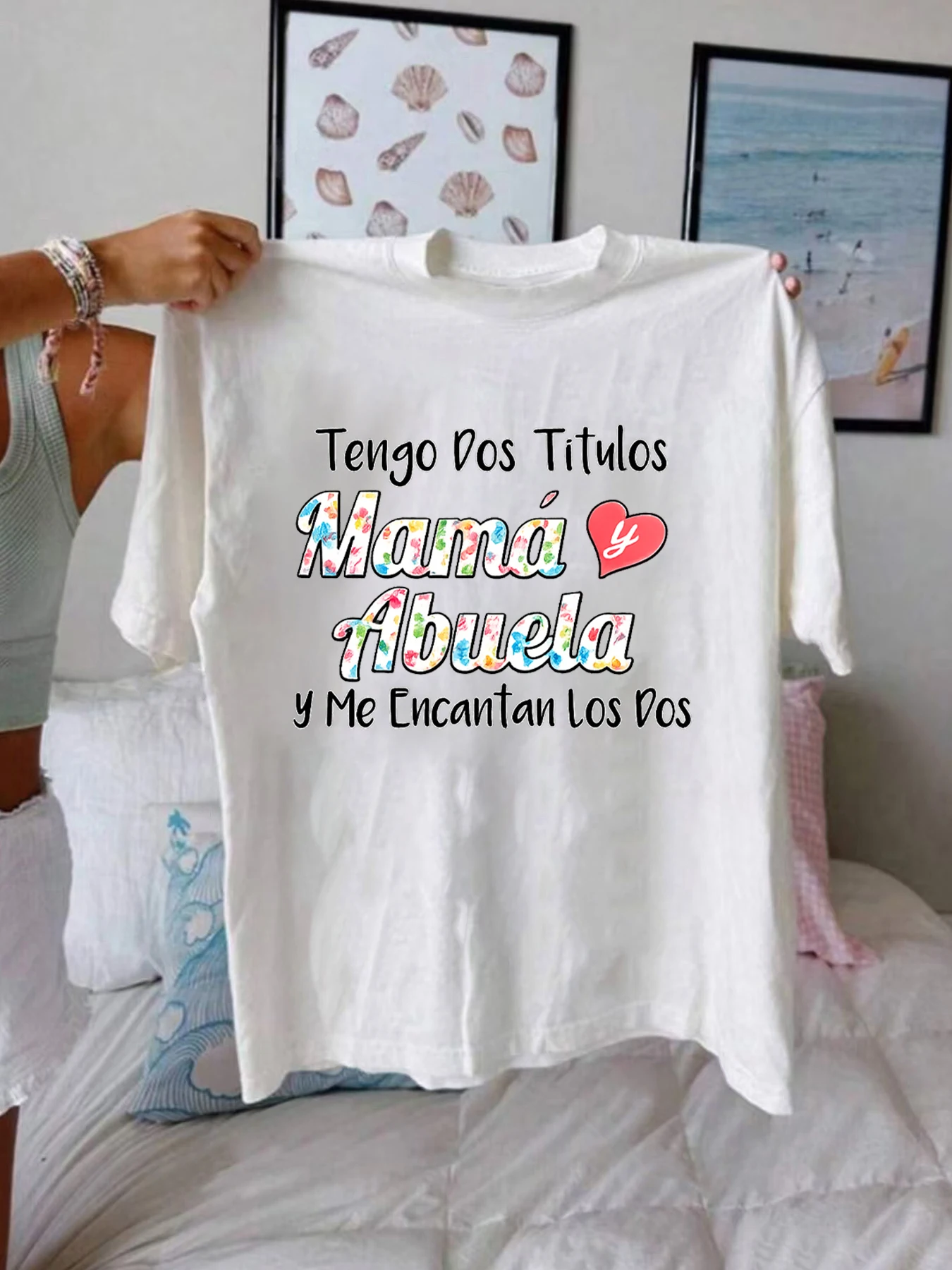 

【WZM1021186】Женская футболка с принтом, больших размеров, летняя, повседневная, в уличном стиле, с коротким рукавом, модель «Джокер»