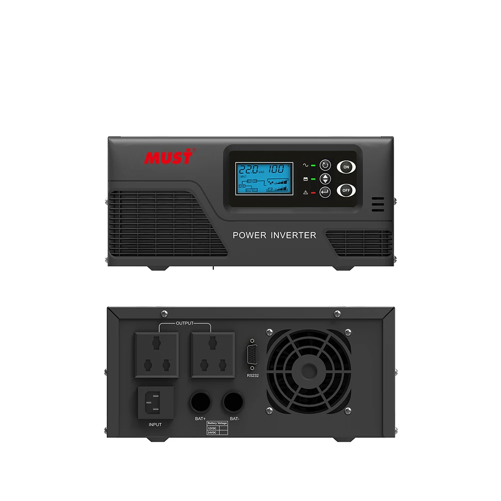 DEVE Fábrica Linha Interativa Rack Mount UPS Solar Power Inverter 600W12V para Solar Energy System