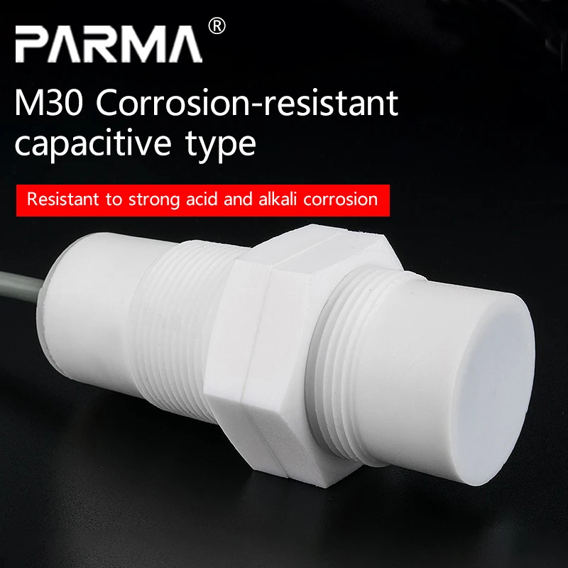M30 Corrosion-Resistant Capacitive Proximity Switch, Non-Metallic Induction Switch Resistant to Strong Acids and Alkalis