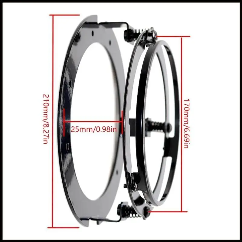 Picture 7: Lightweight 7 Inch Headlight Mounting Bracket Headlight Fixing Support for Car