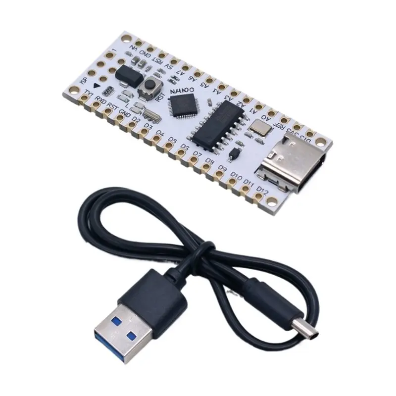 B27B Type-C NANO V3.0 Micro-Controller Development Board Atmega328p CH340G 5V 16M Module For Arduino 328P CH340 ATMEGA328P-AU