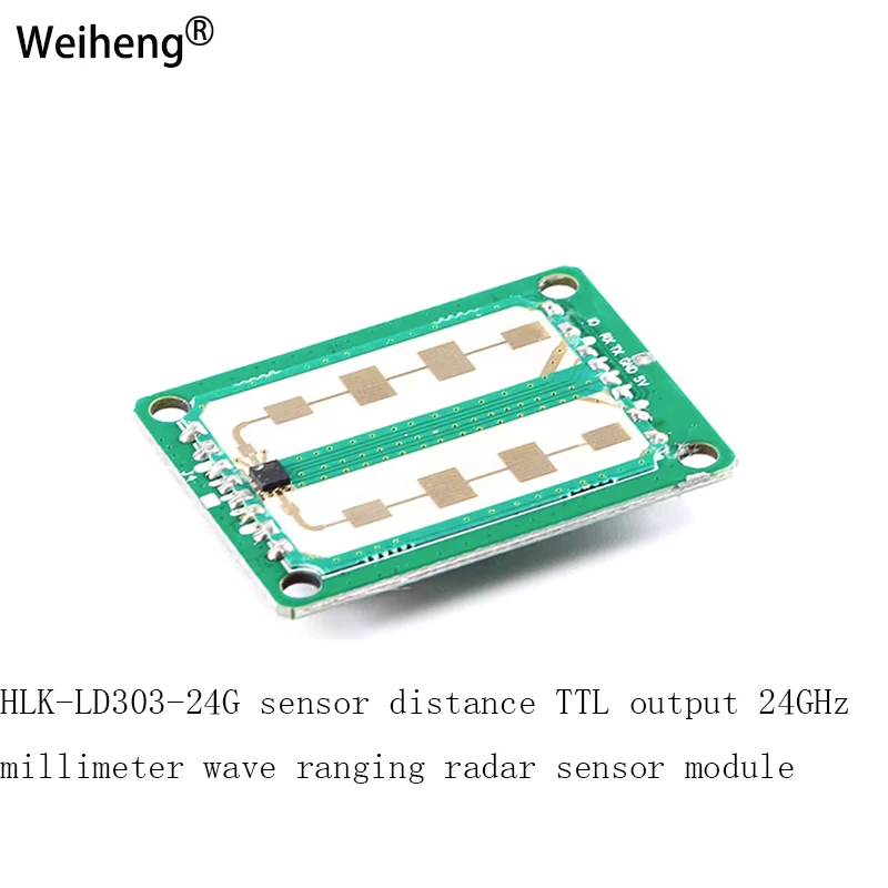 1PCS HLK-LD303-24G Sensor Distance TTL Output 24GHz Millimeter Wave Ranging Radar Sensor Module