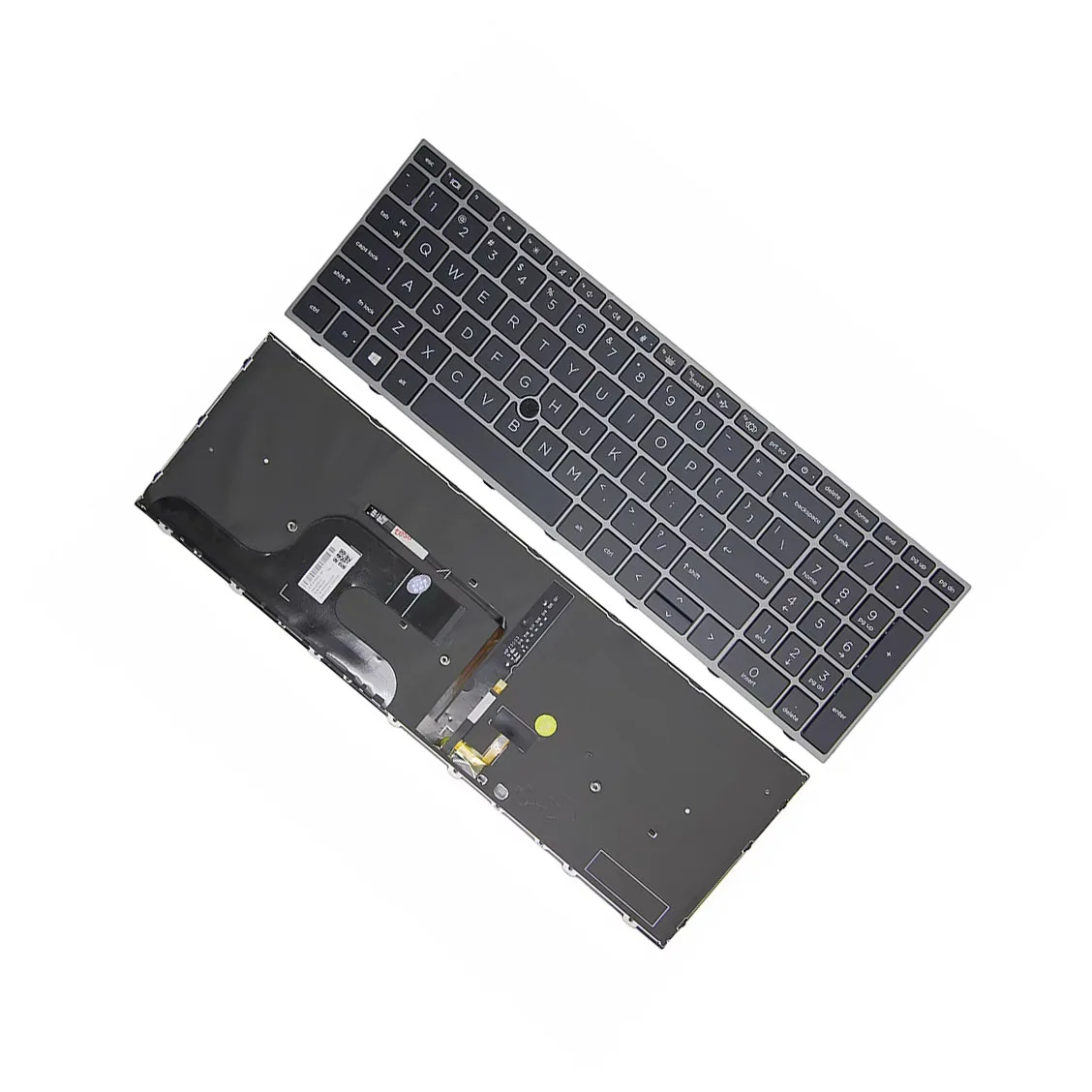 

Silver Color US Backlit Backlight Keyboard For ZBook Fury 15 G7 G8