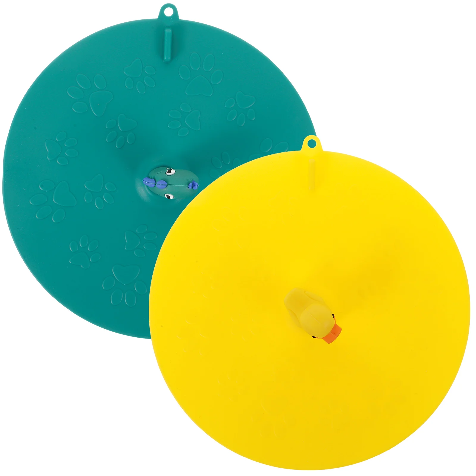 

2pcs Silicone Bath Tub Stopper Universal Leak-Proof Drain Cover Cartoon Design Bathroom Sink Plug Bathtub Accessories Durable