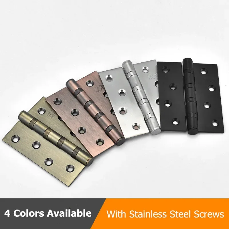 

Black Antique 4 inch Hinge Stainless Steel Door Hinge For Heavy Doors Furniture Accessories